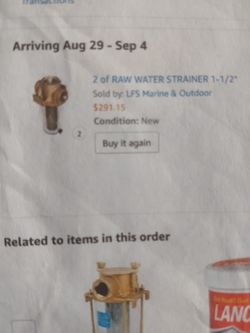 Raw Water Intake Filter