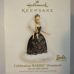 Hallmark Keepsake Celebration Barbie Ornament – Special 2006 Edition