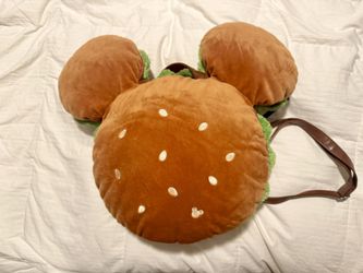 Tokyo Disney Exclusive Hamburger Backpack/ Tote