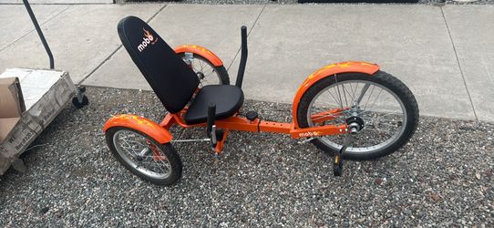 Mobo tri ton recumbent 3 wheel bike $425 obo
