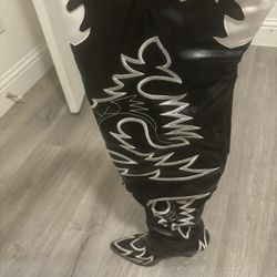 Cowgirl Boots Thigh Highs 