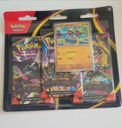 Pokemon TCG Mega Evolution Pitch Black 3 pack Blister