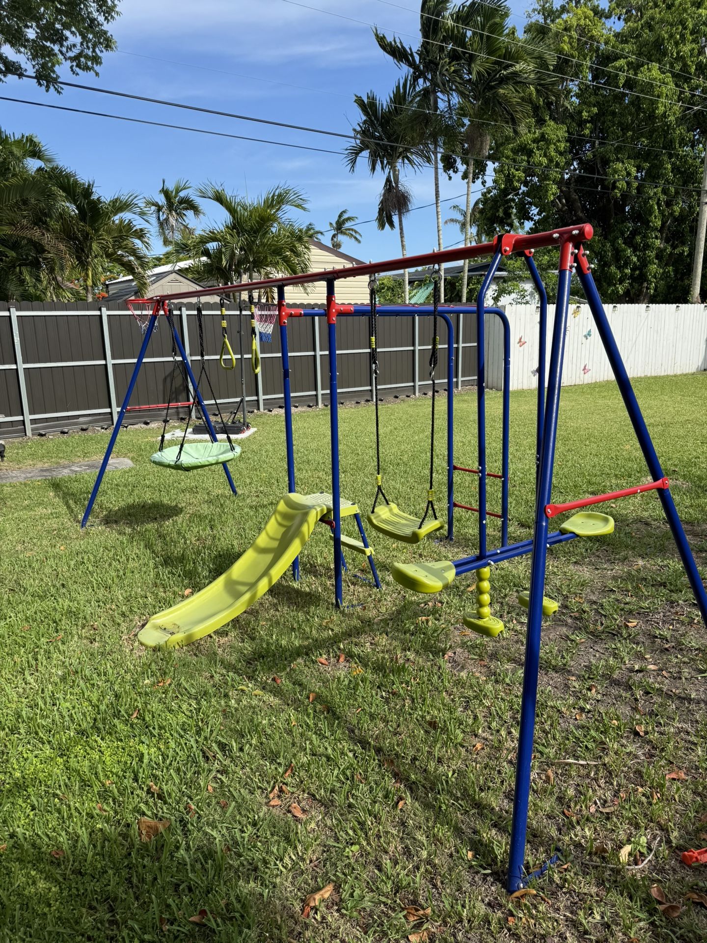 Metal Swingset