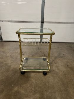 Vintage Side Table with Magazine Shelf in Chrome, 1970s
