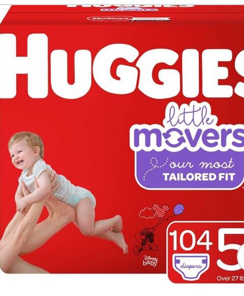 Huggies little movers size 5 box