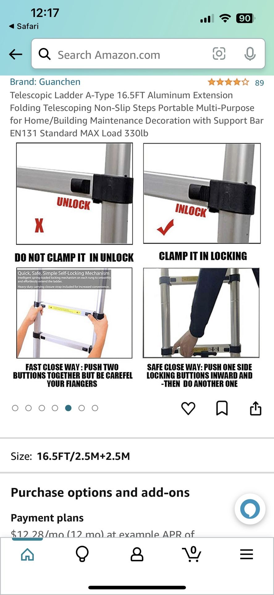 Ladder Collapsible Folding