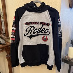 RODEO QUINCY NFR 2024 Limited Edition Graphic Hoodie Sweatshirt Size XL-Unisex