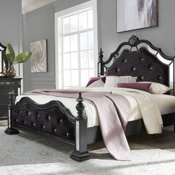 Diana Ediana Black Bedroom Set

