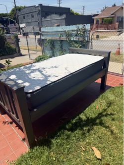 Twin bed with mattress need it sold asap