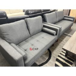 2 Pc Living Room Sofa And Loveseat Set