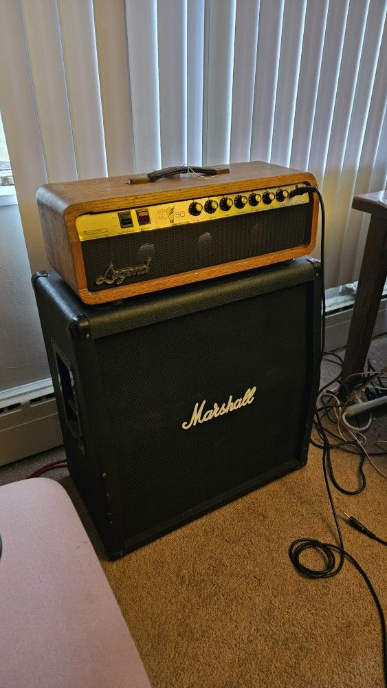 Vintage Legend Rock N Roll 50 Lead Amp w/Marshall 4x12