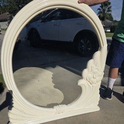 Beautiful Designer Art Deco Italian Modern Contemporary Style Lacquer Large Mirror