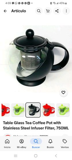 Table glass tea Coffee  Pot  New