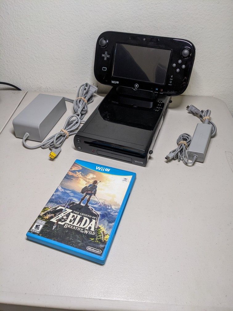 Nintendo Wii U Deluxe With Game