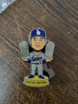 2” Bobblehead Pin – Shohei Ohtani Dodgers Collectible Hard Enamel Pin