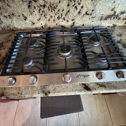 36 Inch Dacor Gas Cook Top
