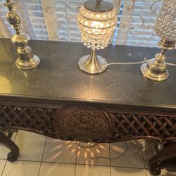 HIGH QUALITY SOLID WOOD ENTRY TABLE 