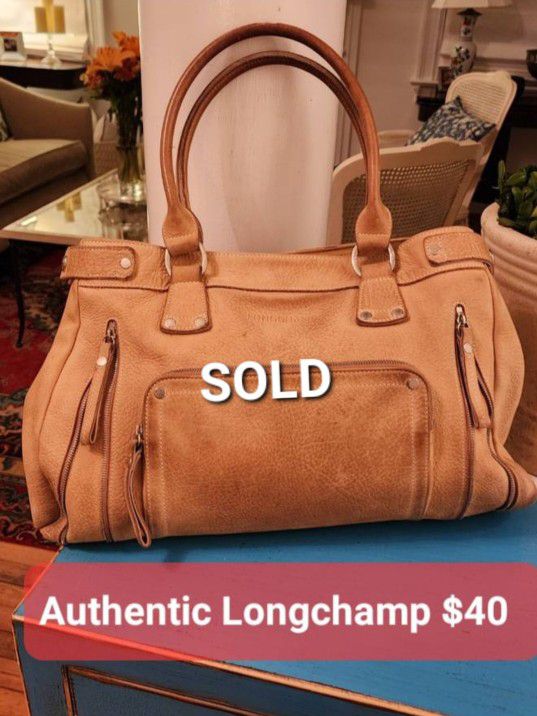 Longchamp Purse Leather from Saks Fifth Avenue $40