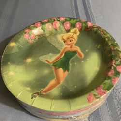 Tinker bell Party Plates
