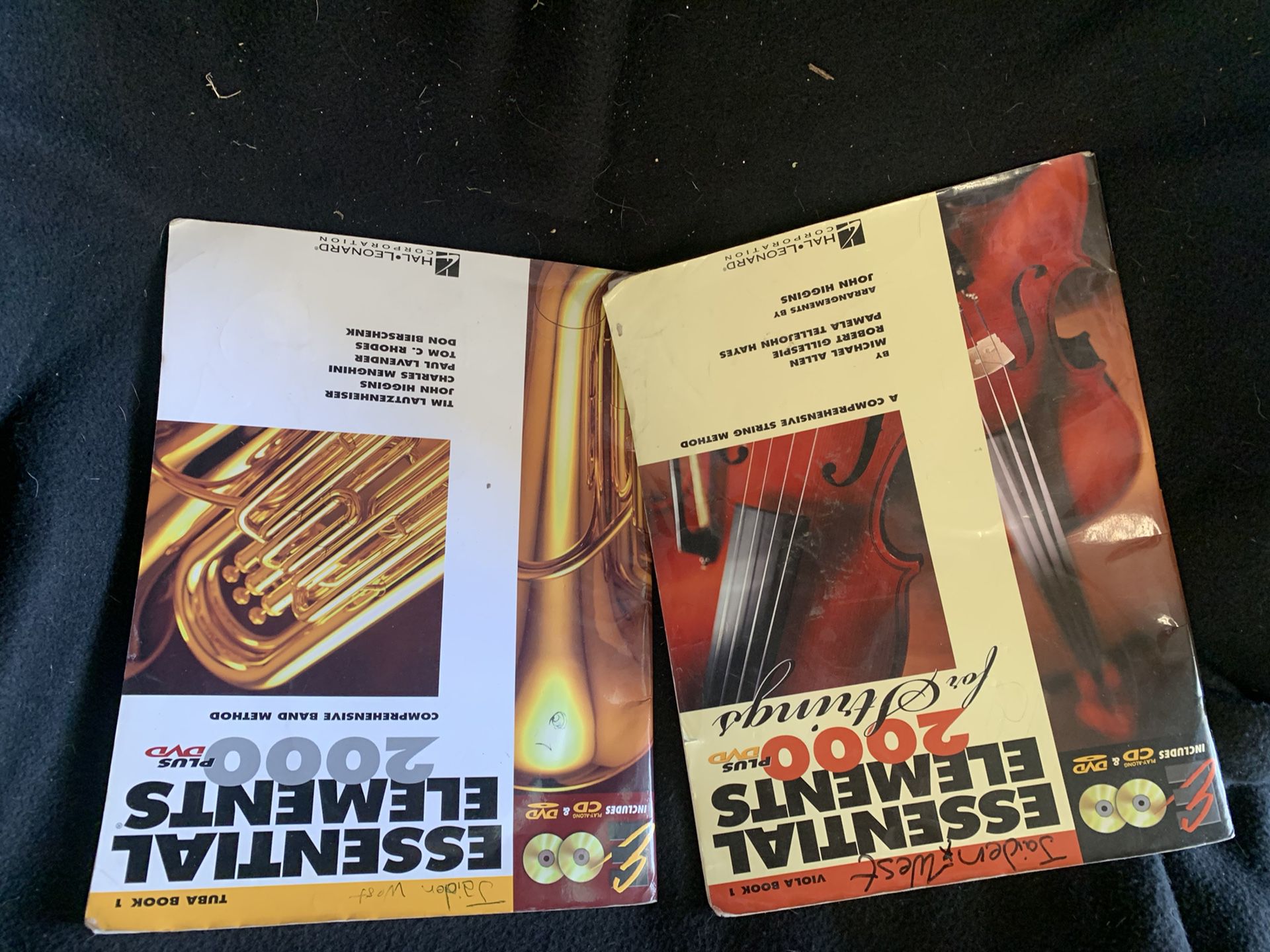 Music books & trumpet!