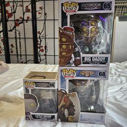 Bioshock Songbird Little Sister Big Daddy Funko Pop Set (Can Separate)