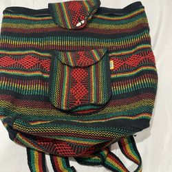 Rasta style backpack 