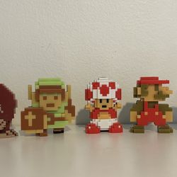8 Bit World Of Nintendo Figures 