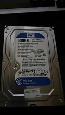 500GB WD Blue HDD 