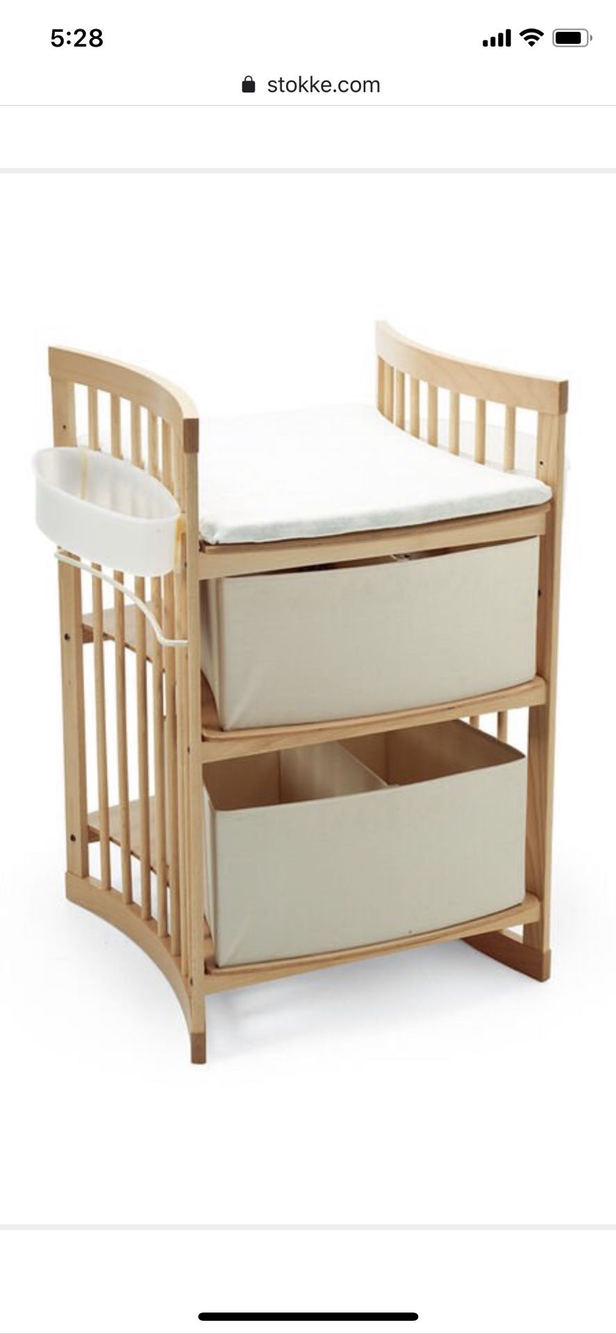 Stokke diaper changing table