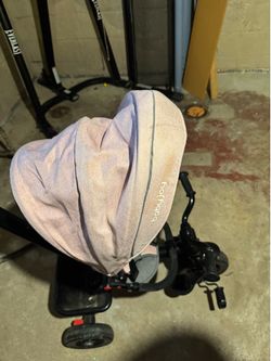 Push tricycle stroller