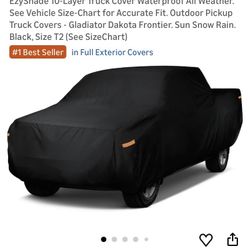 Black Truck cover ezyshade T2 weatherproof