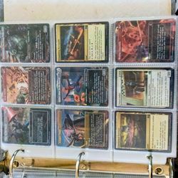Huge magic the gathering binder card lot collection