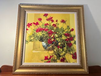 Flowers Wall Decor 32.5” x 32.5” x 1.25”