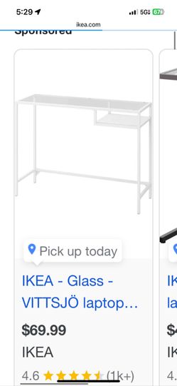 IKEA Glass Table