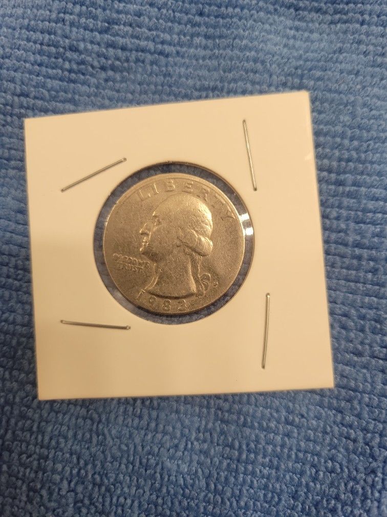 1983 P Quarter Dollar Coin Error The Impression