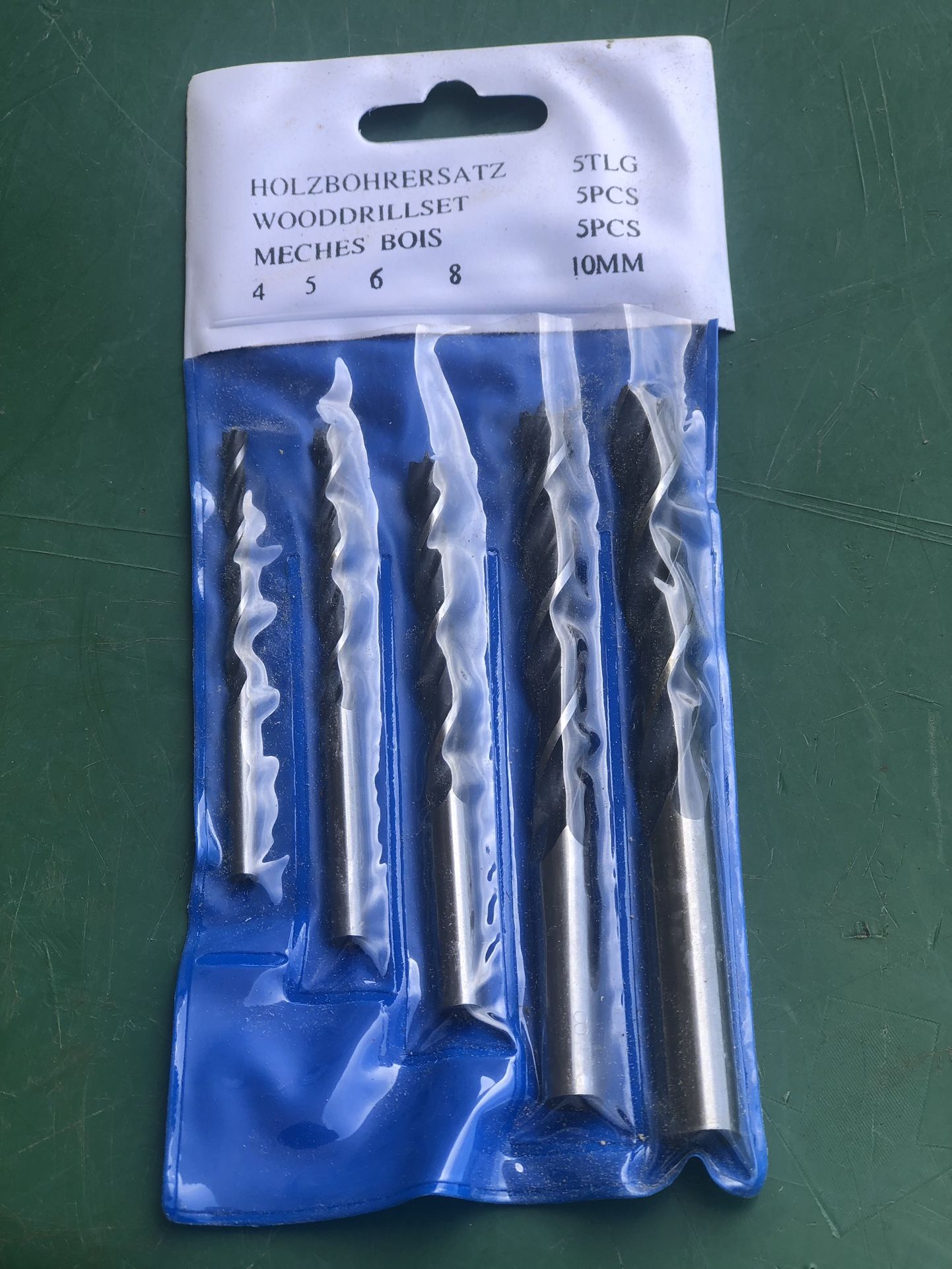 5 Pc Metric Drill Bits