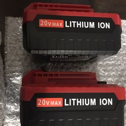 Replacement Batteries For Porter cable. 20v 6.0Ah