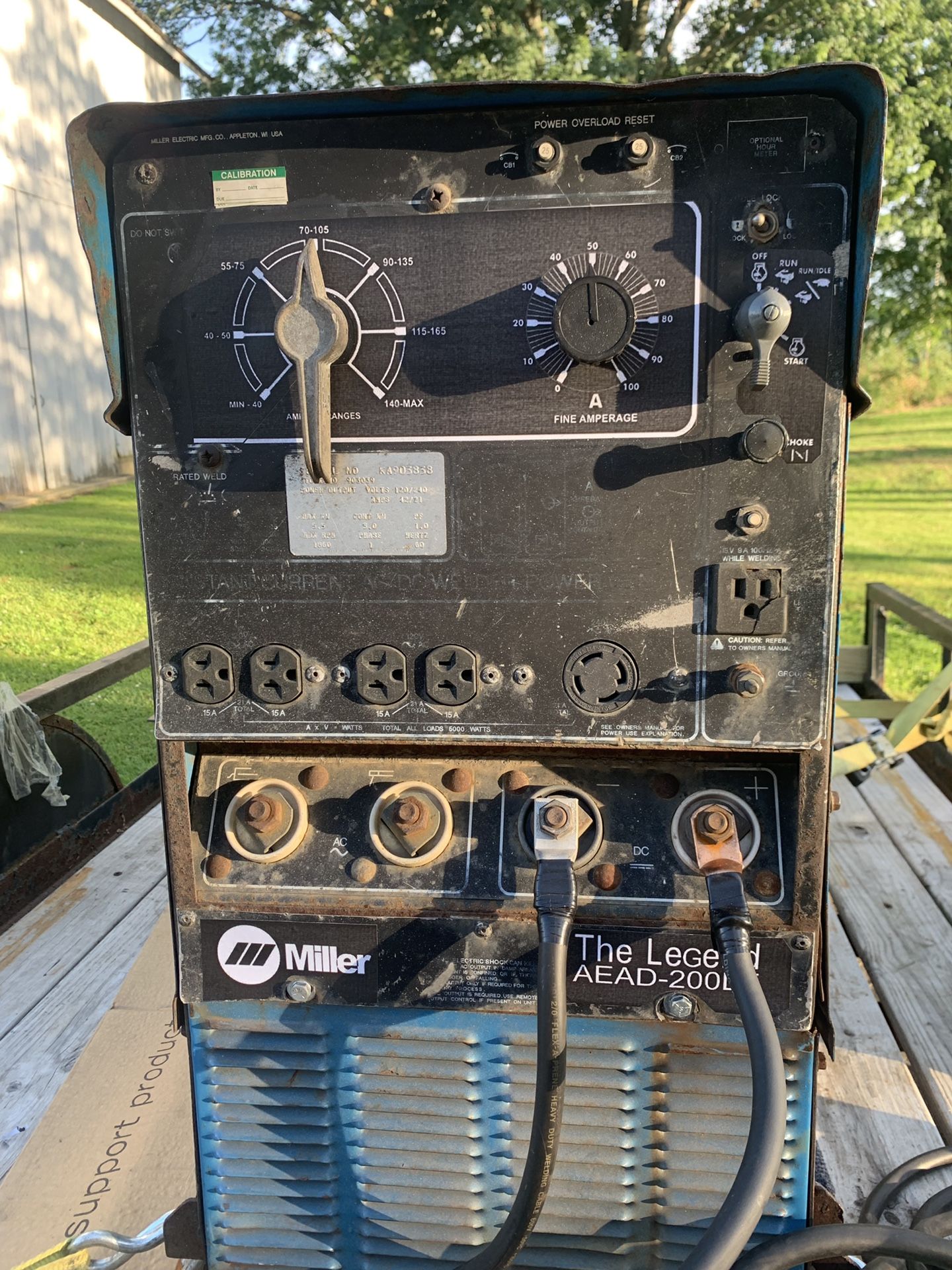 Miller welder generator