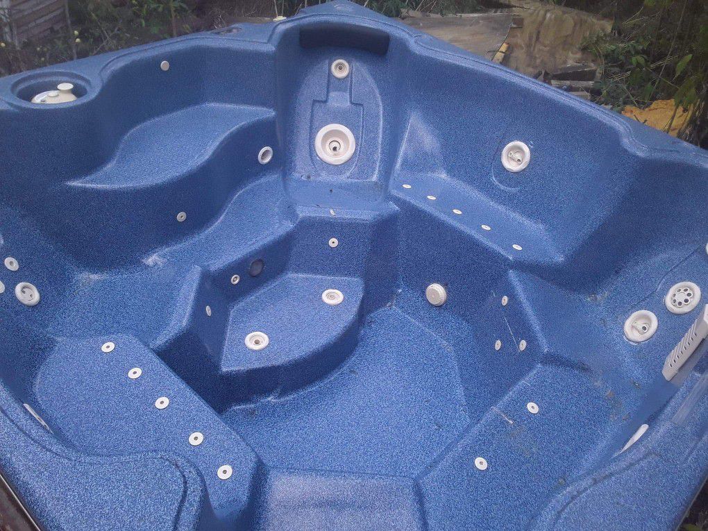 8 person hot tub . exact model still in production sells for over 8,000