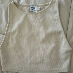 Princess Polly Cropped Tank Top (Size 2)
