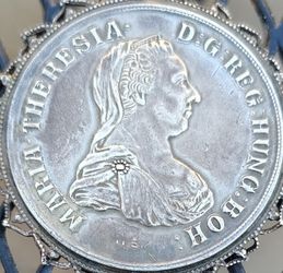 Old Coin In Setting