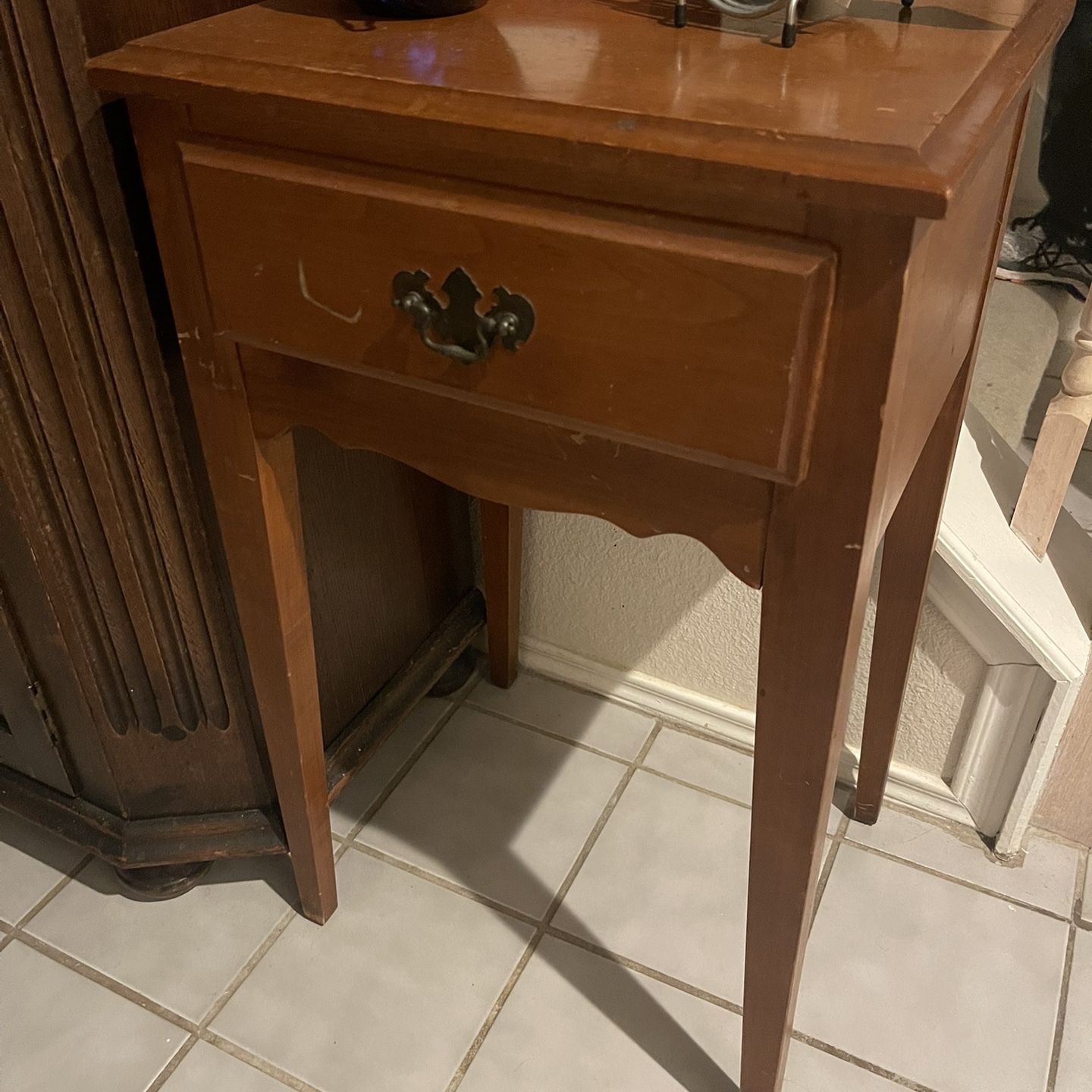 Antique Endtable with Drawer