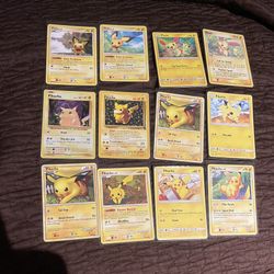 Pokemon Pikachu, Pichu And Plusle Lot