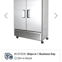 True T-49-HC two-section refrigerator