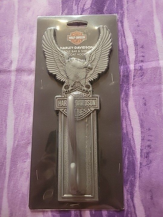 Harley-Davidson Eagle Bar & Shield Metal Coat Hook