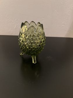 Vintage Small Green Vase