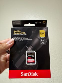 SanDisk Extreme Pro 256GB - SDXC UHS I Memory Card 200MB/s - NEW