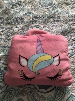 Traveling Hideaway Blanket For Little Girls 