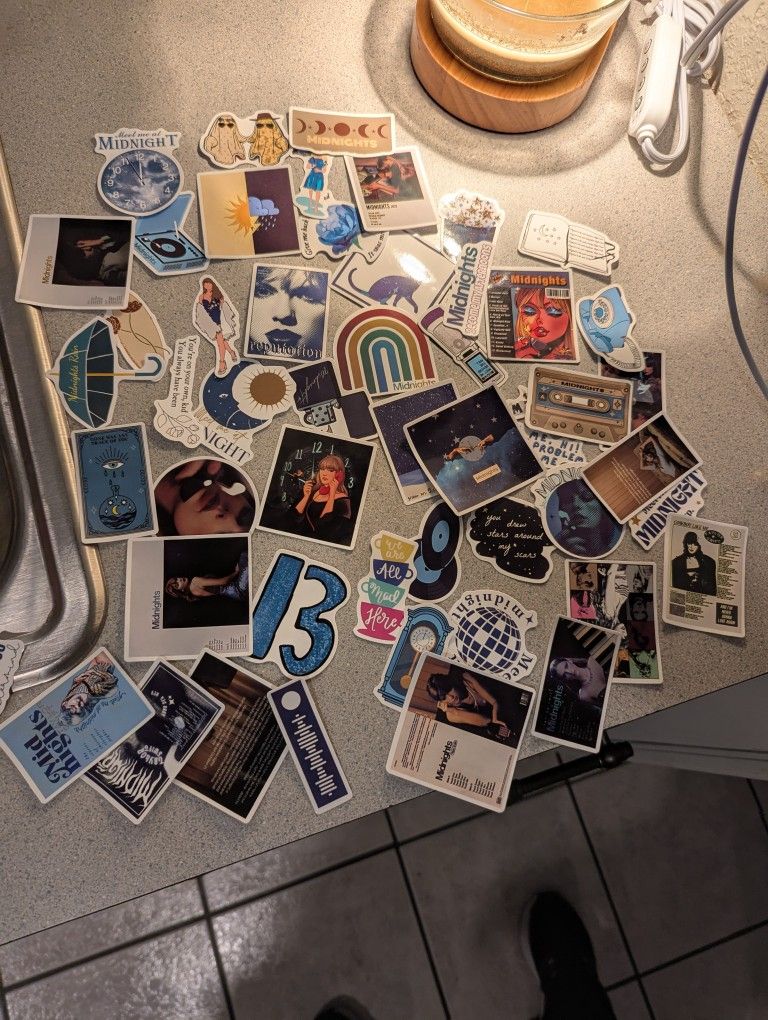 Taylor Swift Stickers, $3 Total, New