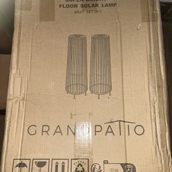SOLAR FLOOR LAMPS 